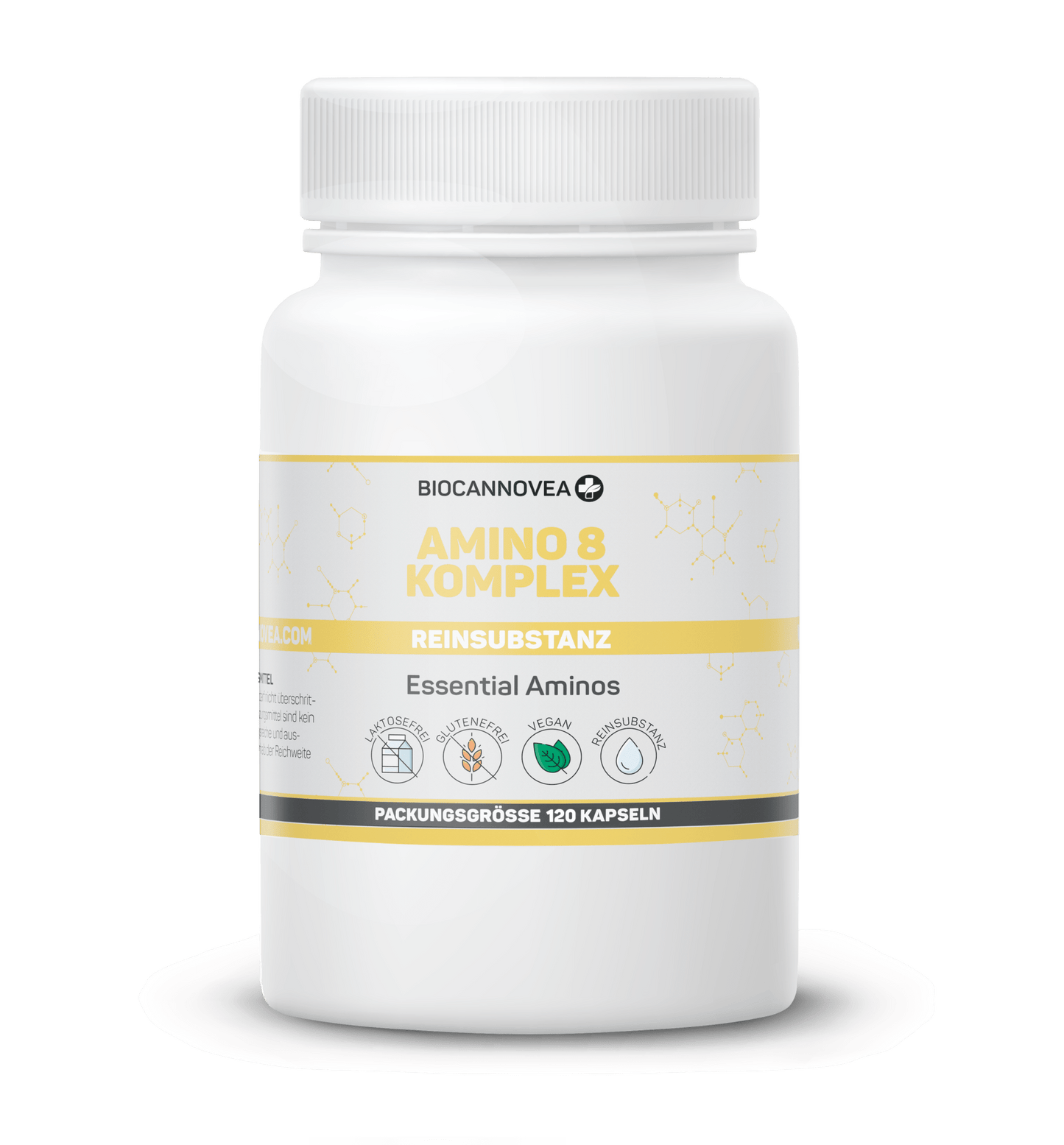 Amino 8 Komplex – Essenzielle Aminosäuren - Biocannovea - Kapseln