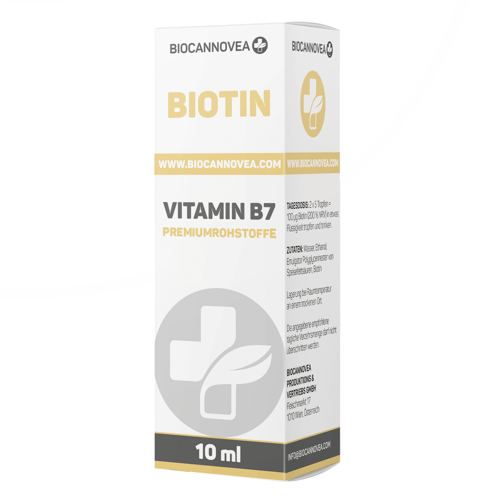 Biotin – Vitamin B7 - Biocannovea - Tropfen