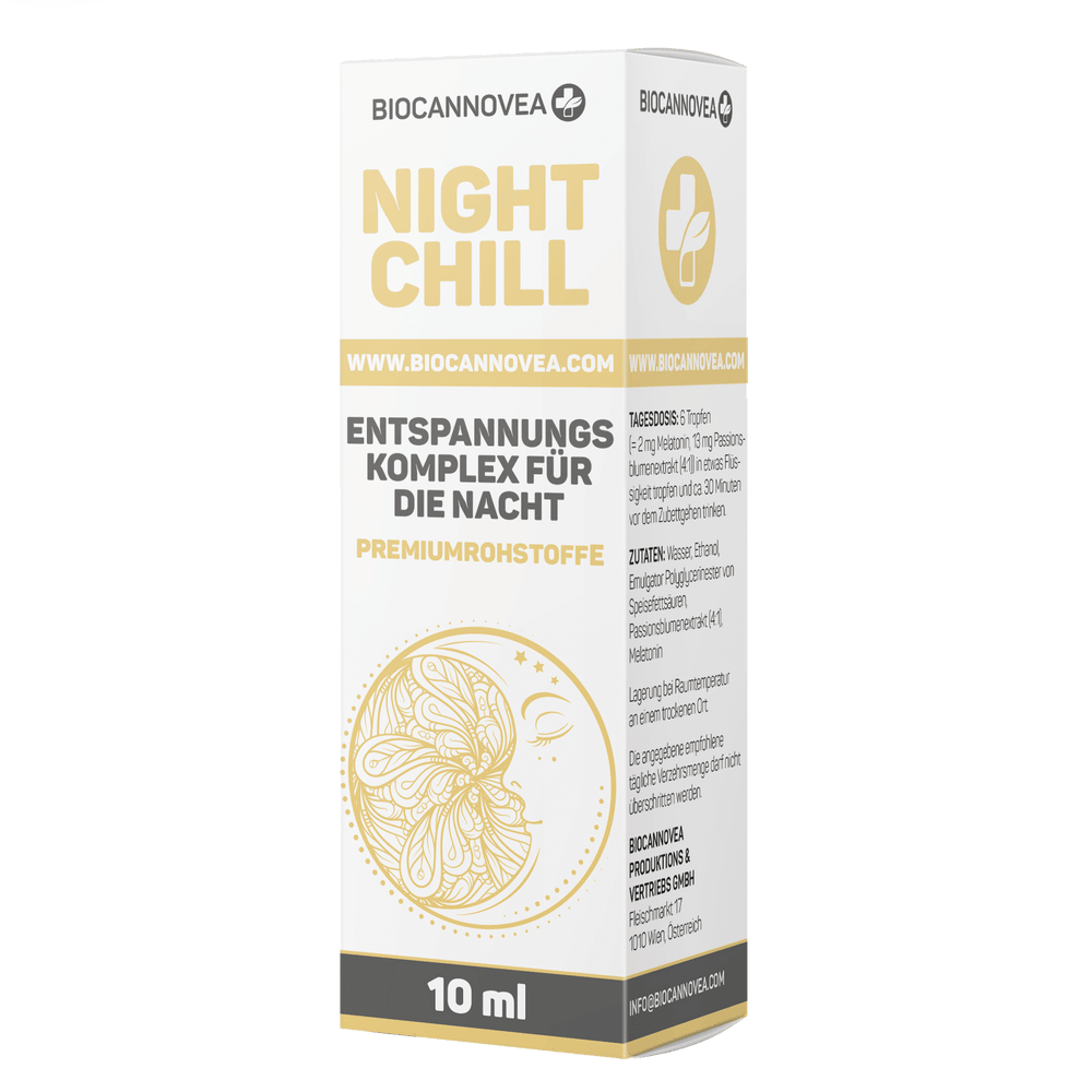 NIGHT CHILL – Komplex für die Nacht - Biocannovea - Tropfen